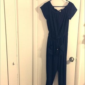 Navy Blue Jumpsuit